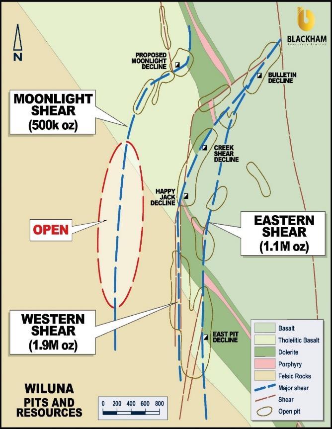 East West Pit - large scale pit getting bigger Priority Target Pit