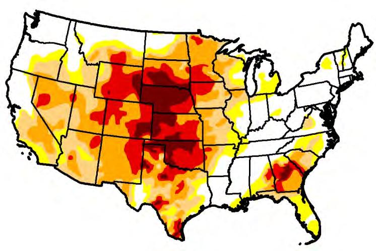 Drought: #1 hazard in terms of its impact Unlike floods, hurricanes, earthquakes, and tornadoes, a