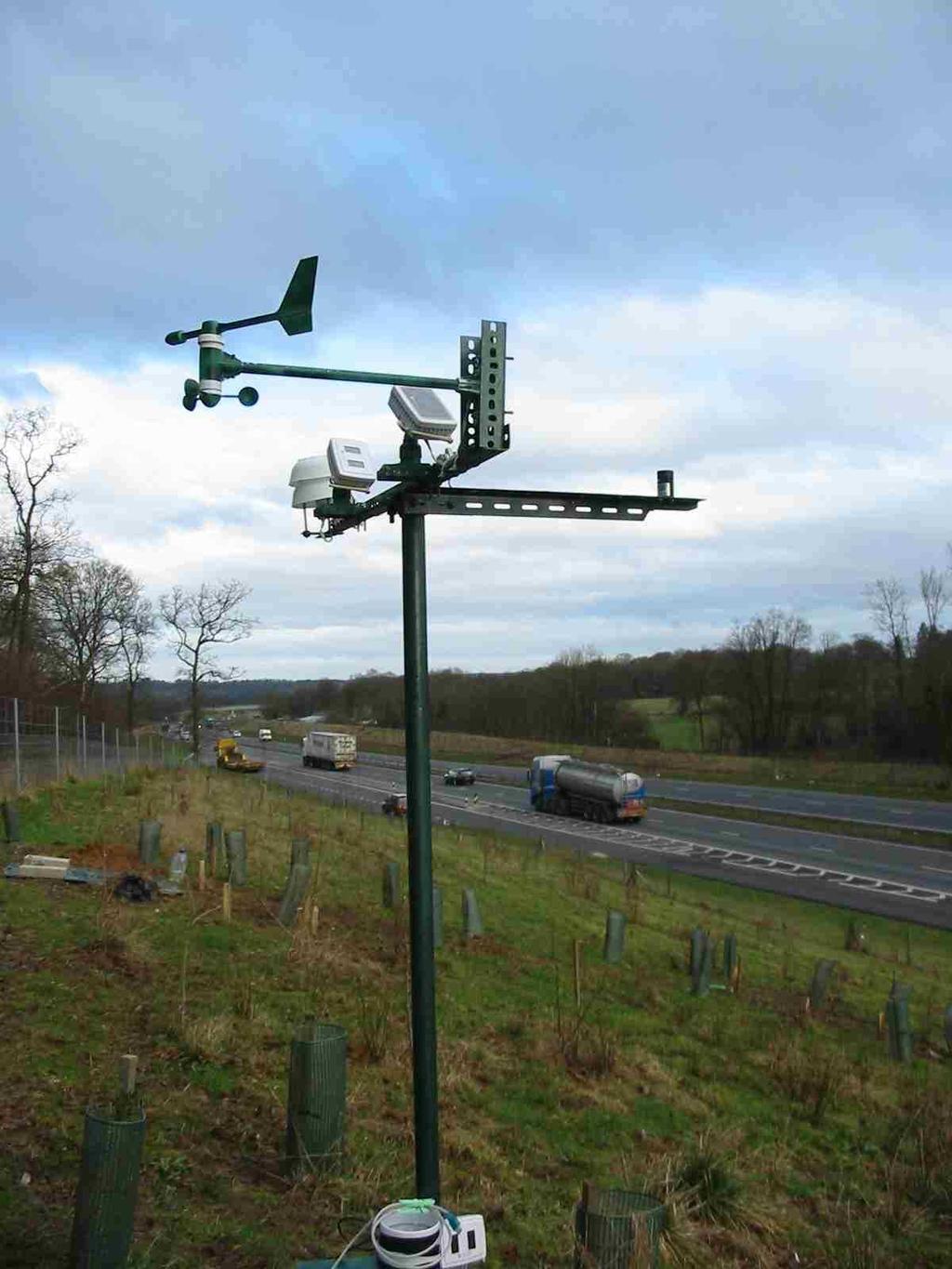 Newbury climate and hydrological monitoring Two climate stations used to measure - Wind speed and direction -