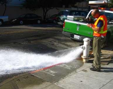 Agency Example Alternative Water Supply Vallejo Sanitation (VSFCD) is reusing City of Vallejo hydrant flushing water District-owned tanks store water at multiple locations Sewer maintenance