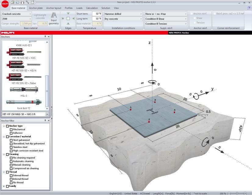 Design made easy PROFIS Anchor Software 1 2 Hilti Simplified Design Tables Use for complex