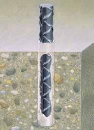4x s 4x 4 5 6 FEATURES ANCHORAGE TO SOLID CONCRETE Rebar (shown) or Threaded Rod (carbon or stainless steel) supplied by contractor 7 8 9 60% *For