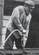 In 1914, Fein launched the fi rst drill hammer with an electrical-pneumatic hammer mechanism on the market.
