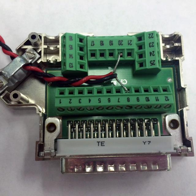7A: Assemble the 25-pin connector with the TTL cable: red wire in position 20; black wire in position 8.
