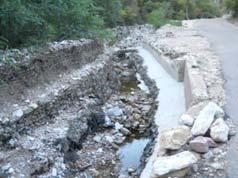 Reduce impacts from debris to downstream