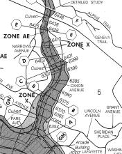 FEMA Zone A and Zone AE