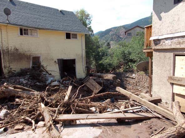 Debris and damage after storm on August 9, 2013 5 Background Information Design Challenges