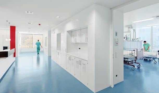 Future-oriented hospital construction A challenging task that requires excellent planning Logistical requirements, cost-optimized workflows and processes, synchronized functional procedures this all