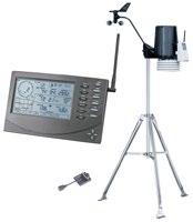 The equipment can also be used to study and understand control techniques for a weather station, including data acquisition and transmission of data via a modem connection.