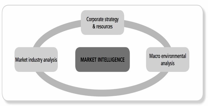 Market intelligence The methods used by organizations to clearly identify their