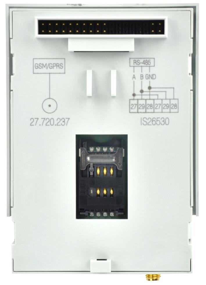 3. MODULE CONFIGURATION 3.1. Power supply Power supply for the module is provided by the meter. Consumption depends on signal strength and type of communication: from standby 0,6W to max.