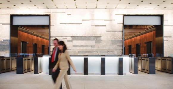 Trailblazing mobility Schindler has also made a difference at One Bryant Park by installing some of the most technologically advanced elevator and escalator systems in the world to serve the needs of