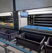 With automated storage you can significantly improve the efficiency of the picking process by over