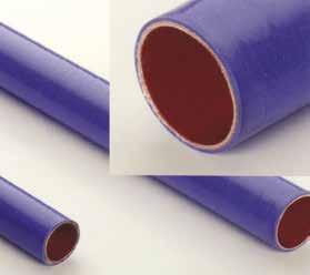 Flexible silicone tubes for oil. TYPE ST3-OR The tubes are at the outside in silicone Vinyl Methyl Quality.