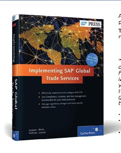 GTS Publication Since the inception of SAP GTS over ten years ago, Deloitte has worked alongside SAP pioneering the implementation of this solution in countries around the world.