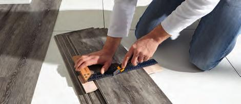 How to install Design Click Vinyl as quick as a flash! Cutting Start by cutting the end piece of the first row.