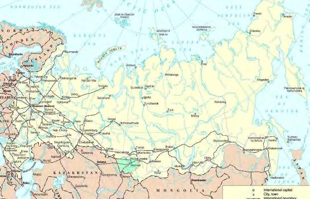 Russia - Siberia Altay region - Territory of 168 square km.