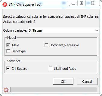 However, in order to proceed to the next step of the workflow, the changes (i.e. filtering in of SNPs which met the chosen QA/QC criteria) have to be applied to the parent spreadsheet; the same SNPs need to be filtered in.