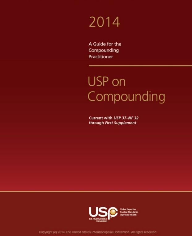 USP Compounding Standards Chapter <797>: Sterile Compounding Official on January 1, 2004 Revised chapter official on June 1, 2008 Proposed changes published September 25, 2015 Nationally enforceable