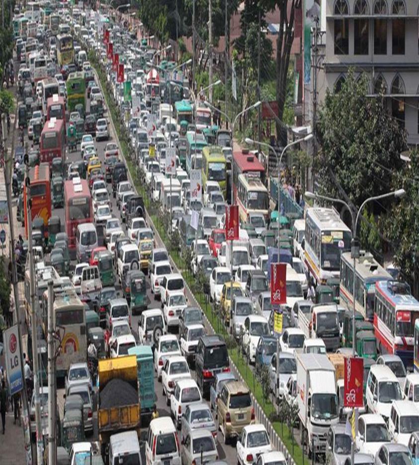 SUGGESTIONS FOR REDUCING TRAFFIC JAM Appropriate transportation planning for efficient mass transit Gradual phasing out of Rickshaws from the main roads Better traffic control and management