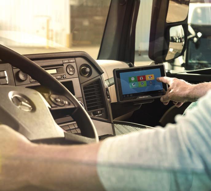 guide is a mobile, robust driver tablet for FleetBoard Logistics Management or Messaging.