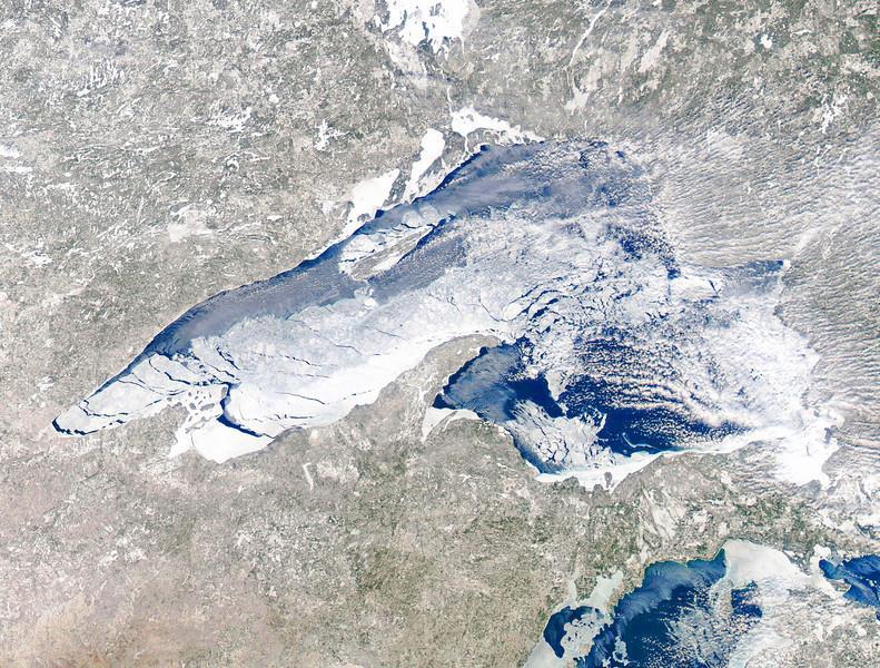 The Great Lakes are Warming Average Great Lakes ice coverage declined 71% percent