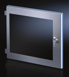 Applications: Compact enclosures AE stainless steel (except AE 1017.XXX and AE 1019.XXX). May be integrated into customized applications, e.g. covers of machine panels.