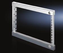 shelf for frame attachment 100 kg 6 PS punched section with mounting flange 23 x 73 mm 7