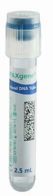 PAXgene Blood DNA Products at a Glance PAXgene Blood DNA Tube (IVD) ü For in vitro diagnostic use ü Draw volume designed for clinical testing (2.
