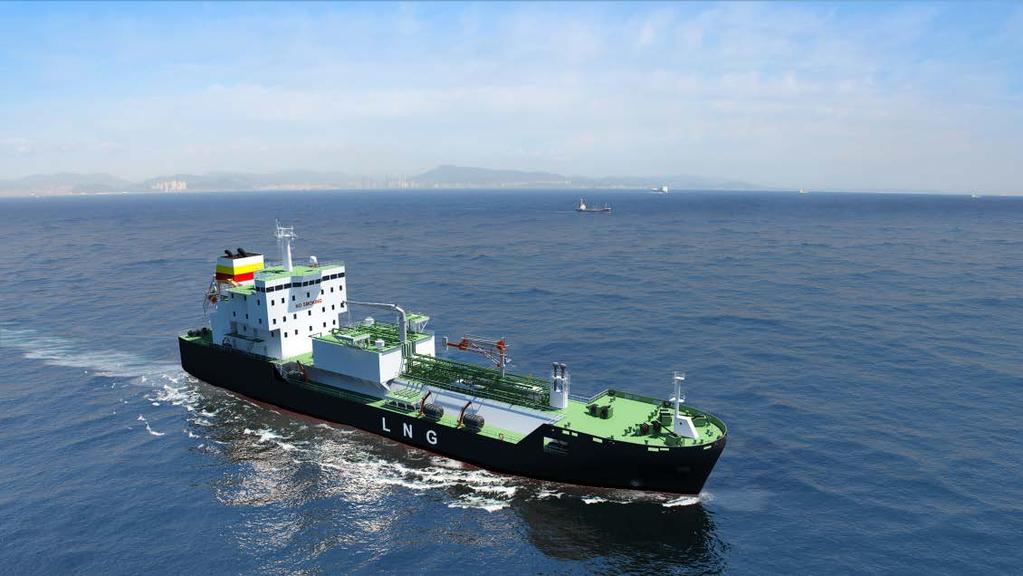 Supplying LNG: LNG Bunker Vessel Contract Signing 2014 Launching 2016 Ready