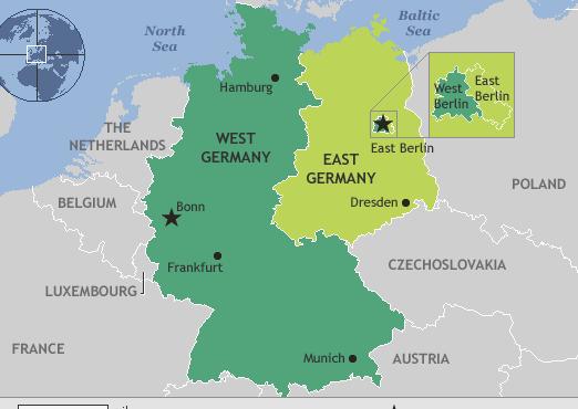 1949-1990 East and West Germany - Cold War context - West