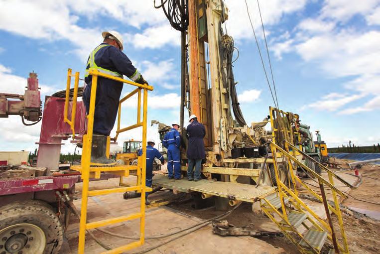 SABRE Mining Method AREVA is developing the Surface Access Borehole Resource Extraction (SABRE)