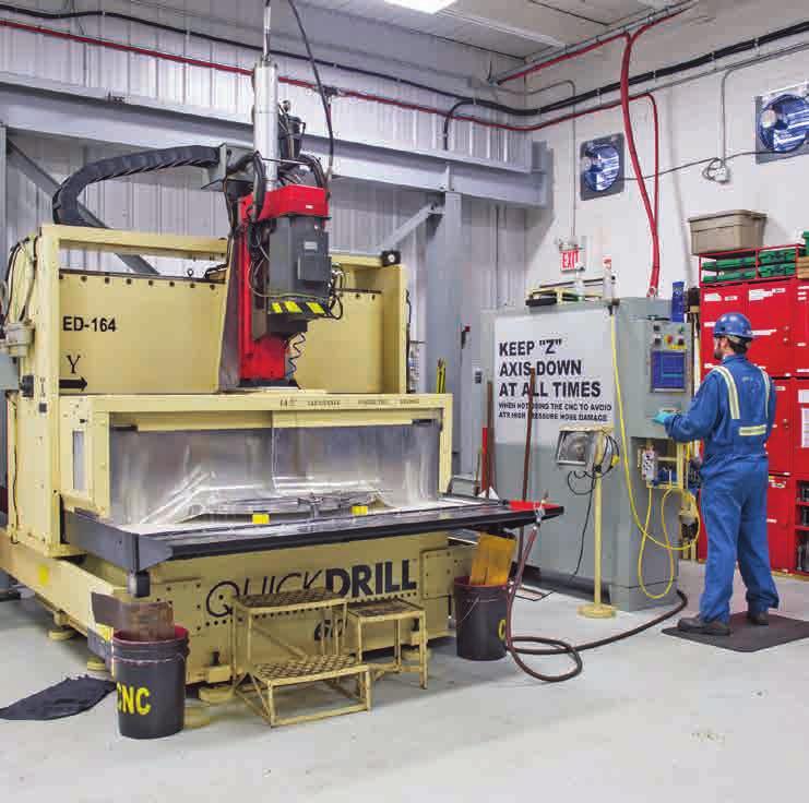 Our QuickDrill 120 CNC enables us to offer a wide range of drilling, slotting, milling and boring