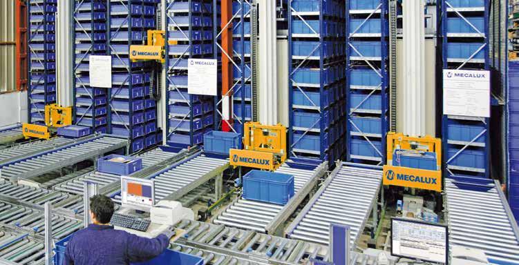 Optional elements in an automated warehouse for boxes Automated warehouses for boxes allow for different options according to the requirements of each facility.