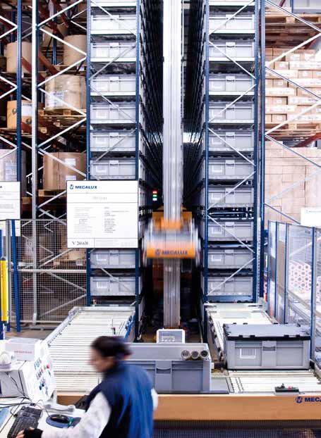 Optional elements 9 Picking and replenishment positions Each warehouse solution has a specific header solution and, therefore, a particular picking position