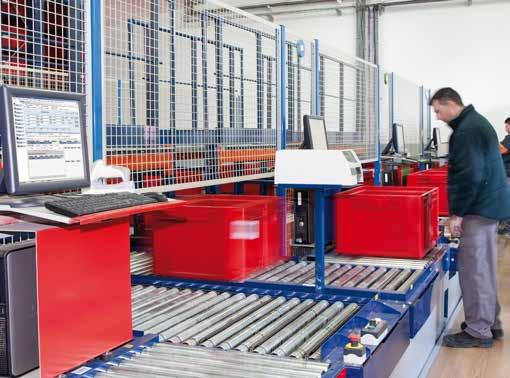 Optional elements In warehouses with two or more aisles, the number and form of picking positions depend on the number of picking operations to be carried out and on the procedure used in the
