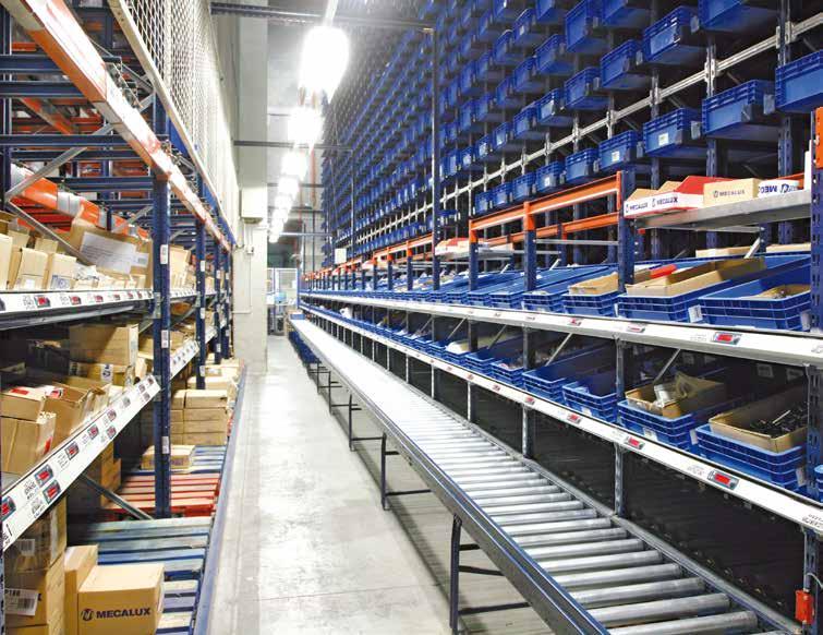 type of product with a different storage system, where the size of the warehouse so allows.