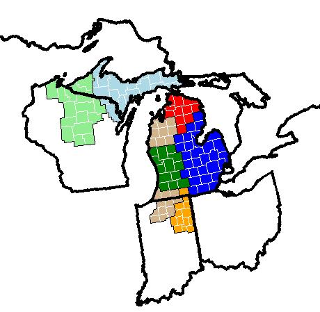 Defining the State s Economic Regions Marinette Economic Area Wausau Economic Area Ontario Alpena Economic Area WI MI Ontario Detroit Economic Area Traverse City Economic Area Grand Rapids Economic