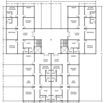 Figure 1: Plan of the proposed building Figure 3: Three dimensional of the proposed building 2.