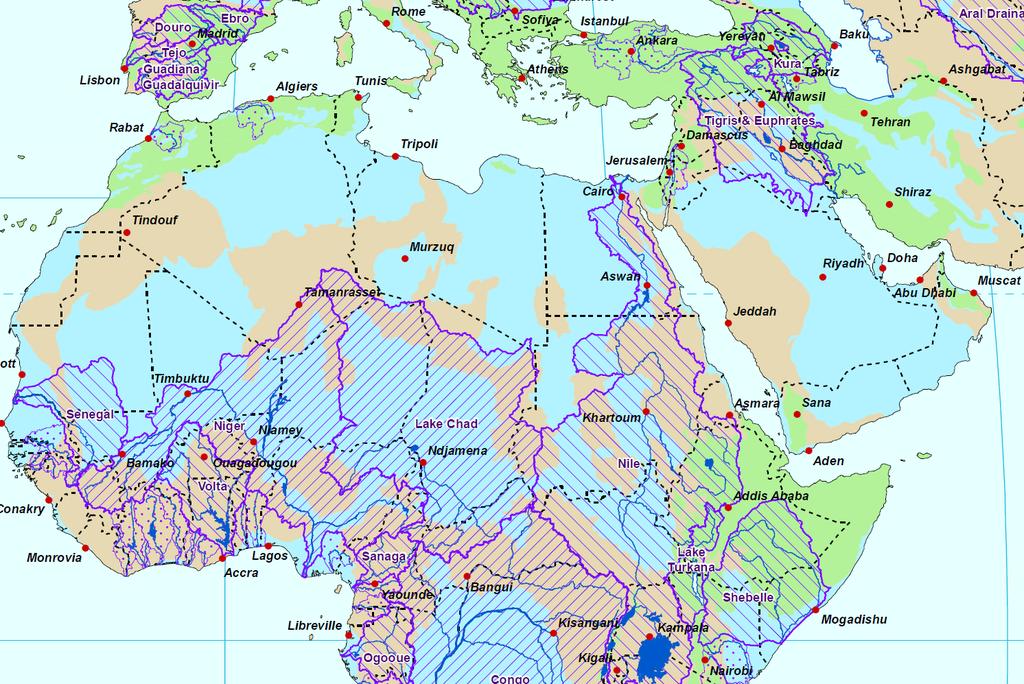 Shared River & Groundwater Resources River and Groundwater Basins in the
