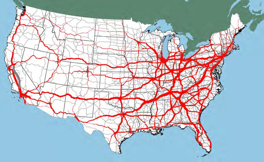 US Highway Average Long-Haul