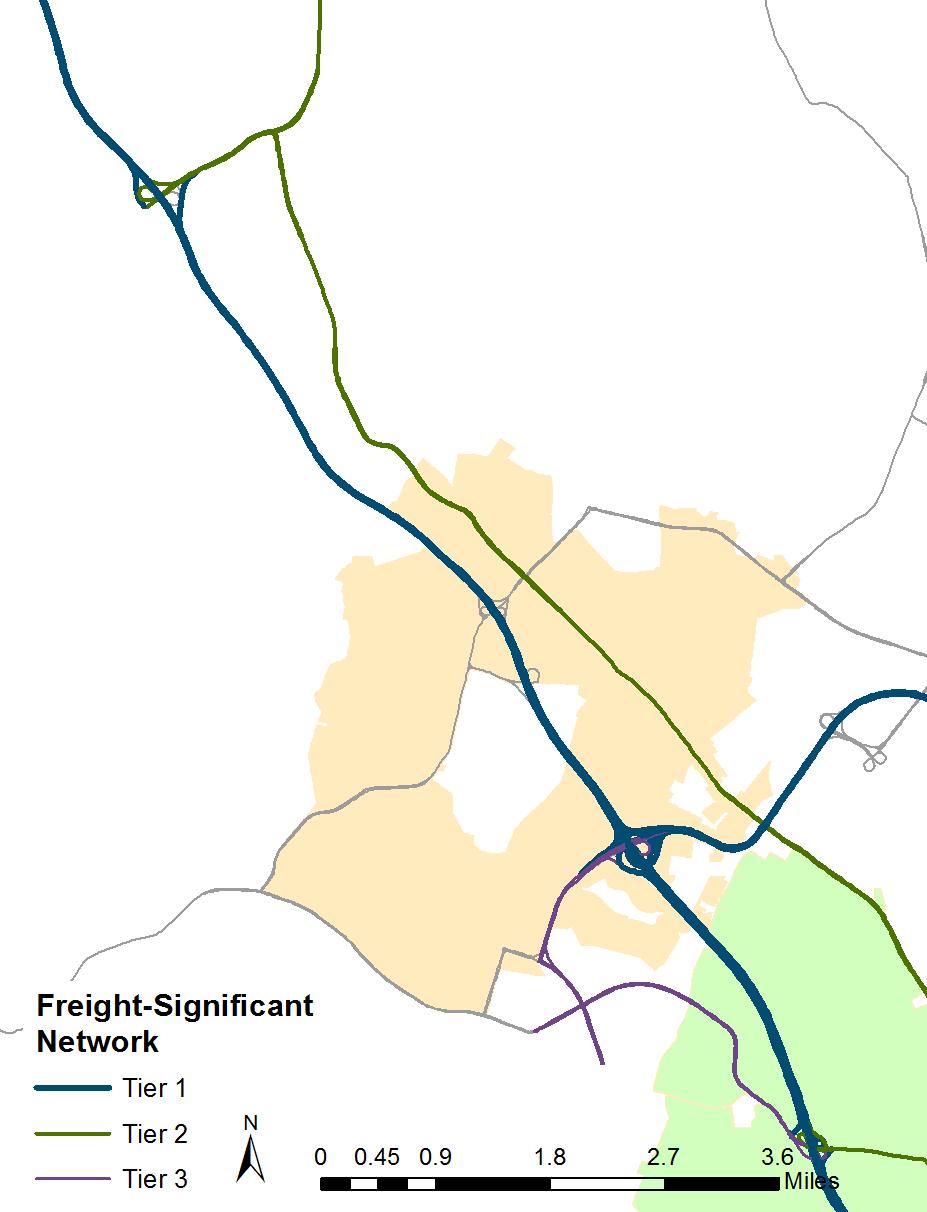 Figure 33: Regional Freight-Significant Network Montgomery County Detail A 270 Father Hurley Blvd 27 Ridge Rd.