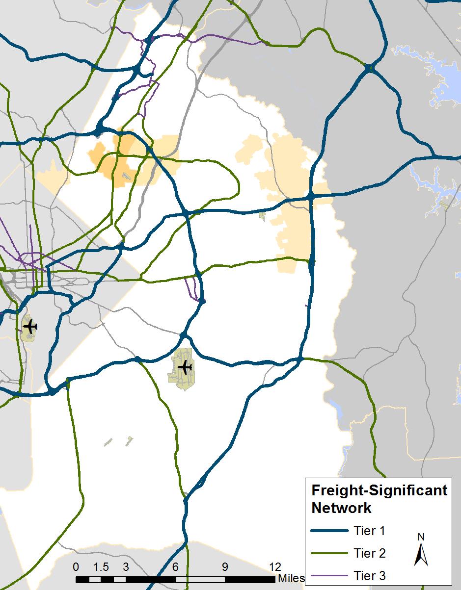 Figure 34: Regional Freight-Significant Network Prince George s County Area Detail A 200 95 1 97 495 Detail B Takoma Park 193 College Park 1