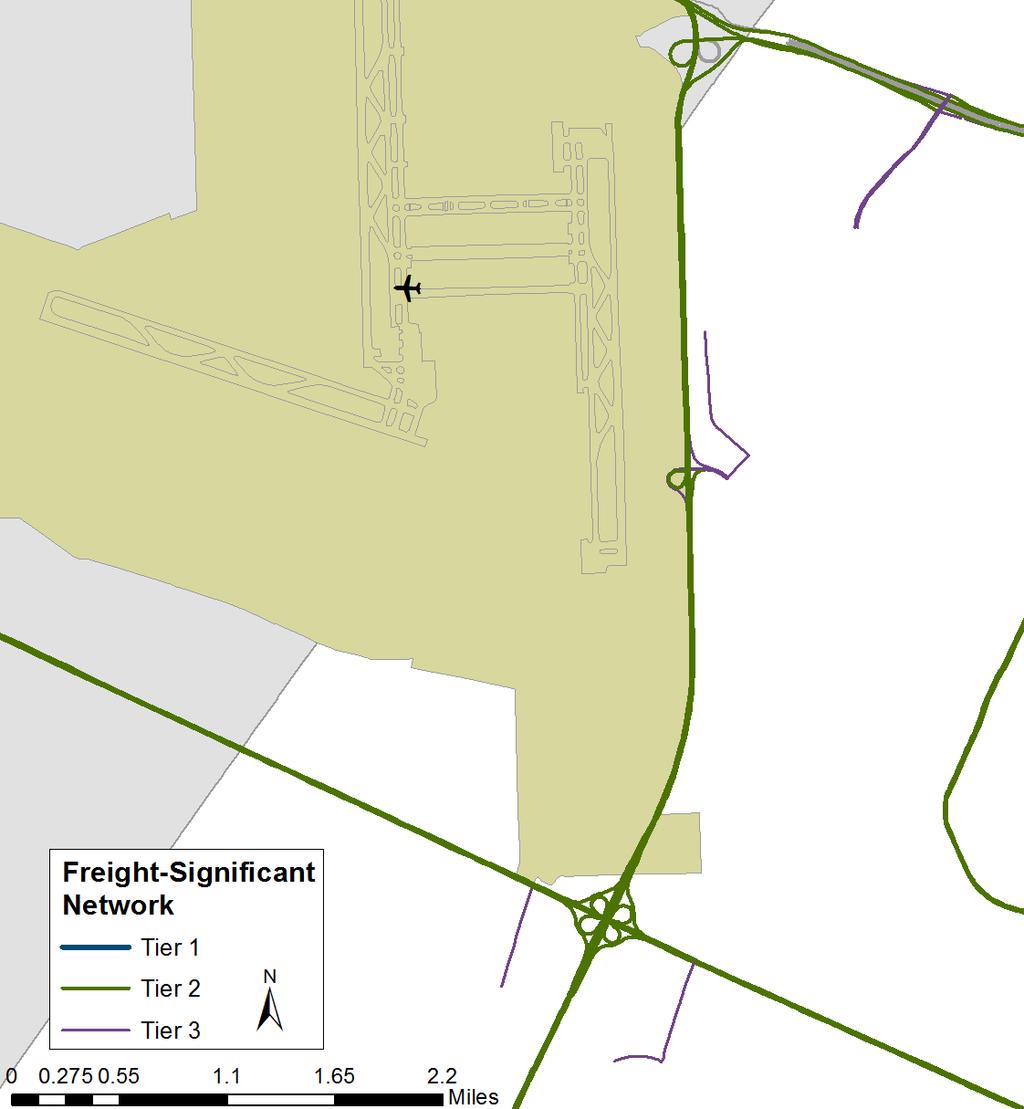 Figure 44: Regional Freight-Significant Network Fairfax County Detail A 267 Centreville Road Washington Dulles International Airport