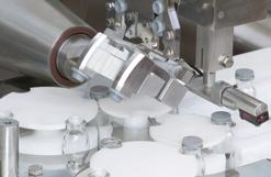 maintenance is separated from the dosing and filling areas Dual Dosing Disc Solution as an Option Machine can be optionally equipped with two identical dosing discs Dual dosing disc solution allows