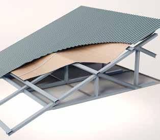 Residential Metal Roof Typical Design Details Eaves gutter 40 mm (nominal) reflective air space Cornice Plasterboard ceiling Figure 3 Side elevation of in a metal roof with a flat ceiling