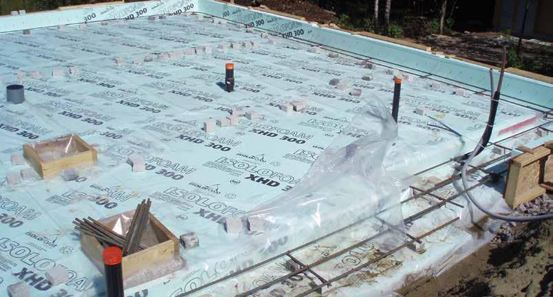 HD 160 XHD 200 300 VERSATILE INSULATION SLAB FOUNDATION WALL FLOOR CEILING TYPICAL ASSEMBLY ABOVE GROUND WALLS EXTERIOR HIGH DENSITY RIGID INSULATION SLAB FOUNDATION WALL FLOOR CEILING Stable and