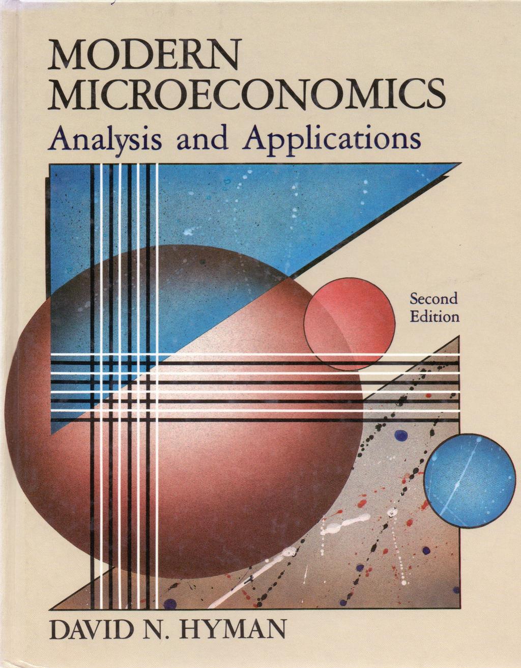 MODERN MICROECONOMICS Analysis and