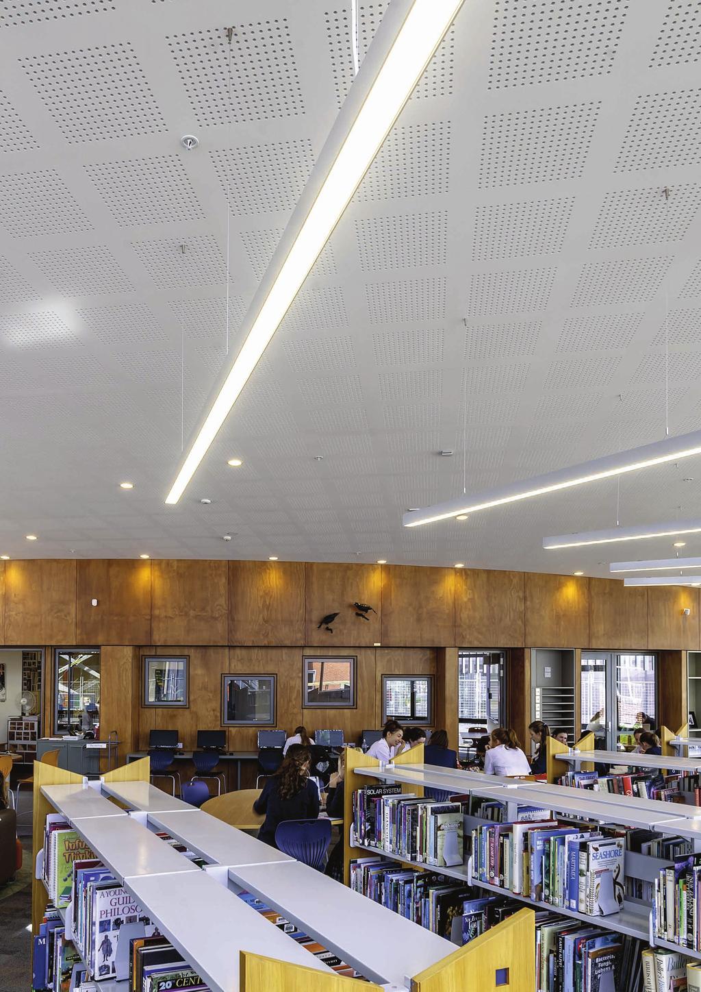 GIB Reverberation Control Systems combine an innovative, efficient method to improve the quality of sound within a space with the great look of GIB Quietline and GIB Tone Quiet ceiling tiles.