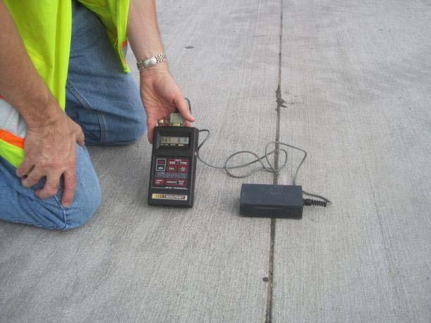 Cover meter (pachometer) GPR after